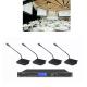 XLR 6.35mm Output UHF Table Microphone For Conference Room FM Modulation