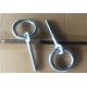 Zinc Plated Fasteners Forged Eye Bolts / Eye Bolt With Ring Wood Thread Lag Screw