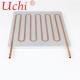 High Dense Bending Copper Pipe Water Cooling Plate , Fast Cooling Water Cold Plate