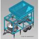 Small Mobile Batch Mix Plant Batching Equipment For Concrete 30m³/H Fast moving