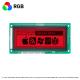 4.36 inch 192x64 graphic dot matrix display module | 5.0v | RGB red, green and blue backlight | MCU | AIP31108 | Fully transparent polarizer