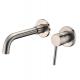 OEM ODM Brushed Nickel Concealed Faucet Wall Mount Bathroom Basin Faucet