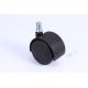 OEM Antiwear Furniture Caster Wheels Practical Plastic Material