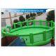 Green Round Inflatable Sports Games / Inflatable Baseball Field for Outdoor Events