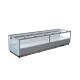 Single Sided Meat Deli Display Case Island Freezer Remote Air Cooling For Frozen Meat Fish Ice Cream