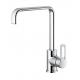 OEM Stylish Single Hole Kitchen Sink Faucet Commercial Sink Taps 304mm High