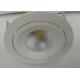 Waterproof 15 Watt Tiltable LED Recessed Downlight 60D Beam Angle