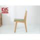 Modern Nordic Solid Wood Dining Chair Comfortable Rubberwood Dining Chairs