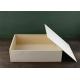Natural Large Wooden Serving Tray , Wood Storage Crate Box For Gift Package