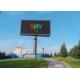 Pixel Pitch Outdoor LED Advertising Screens With Big Viewing Angle , 10mm LED display