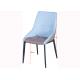 Modern Hotel 40cm Wrought Iron Upholstered Dining Chairs