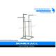 Metal Shop Display Fittings / Commercial Grade Garment Rack For Clothes Hanging