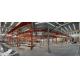 Horizontal Aluminum Profile Power Free Conveyor System Powder Coating Line