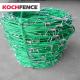 Hot Dipped Galvanized Barbed Wire Fence Simple Installation Anti Climb