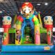 Kids Ondoor Inflatable Amusement Theme Park With Obstacle Courses Inflatable Playground Fun City