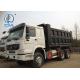 White HOWO A7 Dump Truck 16 Cubic Meter 10 Wheel 1200R20 Tyre Size