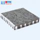 Granite PVDF Plastic Aluminum Composite Sheet 2440mm 0.12mm Wall Decoration