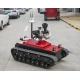 48V Fire Fighting Equipment 0-1.6m/S Speed Remote Control Fire Fighting Robot