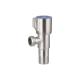 Brushed SS 201 Angle Stop Valve For Household Drinking 3/4 Inch