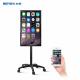 Mobile Phone Touch Screen Kiosk Floor Stand Live Streaming Broadcast Equipment Projector