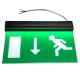 Alumium End Cap Battery Powered Rechargeable Double Sided Exit Signs