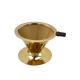 Portable Stainless Steel Mesh Pour Over Coffee Filter Cone