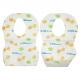 Cartoon Print ISO9001 Disposable Paper Bibs For Babies