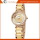 KM16 New Girl Fashion Women Gold Crystal Quartz Crystal Rhinestone Luxury Wrist Watch Hot
