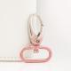 Handbag Hardware Luxury Metal Snap Hook 25mm Spring Swivel in Pink Silver Gradient