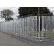 50x100mm Post Triple Pointed Palisade Fencing Hot Dip Galvanized Gp Security Grade