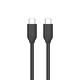 Fast Charging USB 2.0 Type C To Type C Data Cable Nylon Braided Male To Male USB C