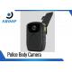 3000mAh 1296P / 1080P Police Wearing Body Cameras , IR Small Night Vision Body