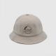 Latest Fashion  Daily Cartoon Embroidery Cotton Fisherman Hat Outdoor Sun Protection Beige Corduroy Bucket Hat