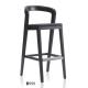 North Europe style black wooden play bar stool furniture