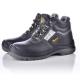 Industrial Women Mens Leather Steel Toe Boots 200 Joules Impact With Steel Plate