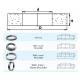 Custom Tungsten Carbide Wear Parts With Good Flexibility And Ring Shape, OEM TC Parts