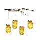 Decorative Power Firefly Decorative Outdoor Garden Christmas Hanging LED Solar Fairy Lights