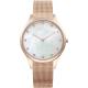 Elegant Ladies Designer Diamond Watches Pearl Shells 30m Water Resistant