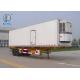 3 Axle Refrigerated Semi - Trailer 13-15m Long Refrigerator Semi Trailer 24000kg Cooler Trailer