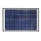 Blue 12V Solar Panel , Polycrystalline Silicon Solar Panel With Alligator Clip