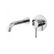 Single Handles Concealed Wall Mixer Long Service Life Polished