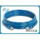 8P8C RJ45 UTP Patch Cord , Blue PVC Cat5e Ethernet Patch Cable 5m Length