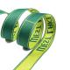 Green Polyester Webbing Tape PP Ribbon On Nylon Webbing For Bags