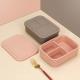Toddlers Harmless Silicone Bento Box , Microwaveable Silicone Sandwich Container