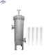 10 20 30 40 inch SS 304/316L Stainless Steel Magnetic Single Multi Cartridge Filter Housing for wine oil water treatment