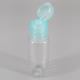 Transparent PET Flip Top Cap 0.68oz 20ml Lotion Cream Bottle