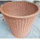 wholesale 60cm PE Rattan storage Baskets Plastic Laundry Hamper Hotel bathroom baskets Handmade clothes towel basket