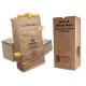 Brown Biodegradable Flexo Print Paper Refuse Bags Multiwall