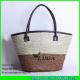 LUDA wholesale straw bags and totes color block wheat straw handbag 2016