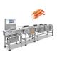 Smart Auto Conveyor Check Weigher Machine For Red Shrimp Sausages Sorter Belt Weigher Weight Checker